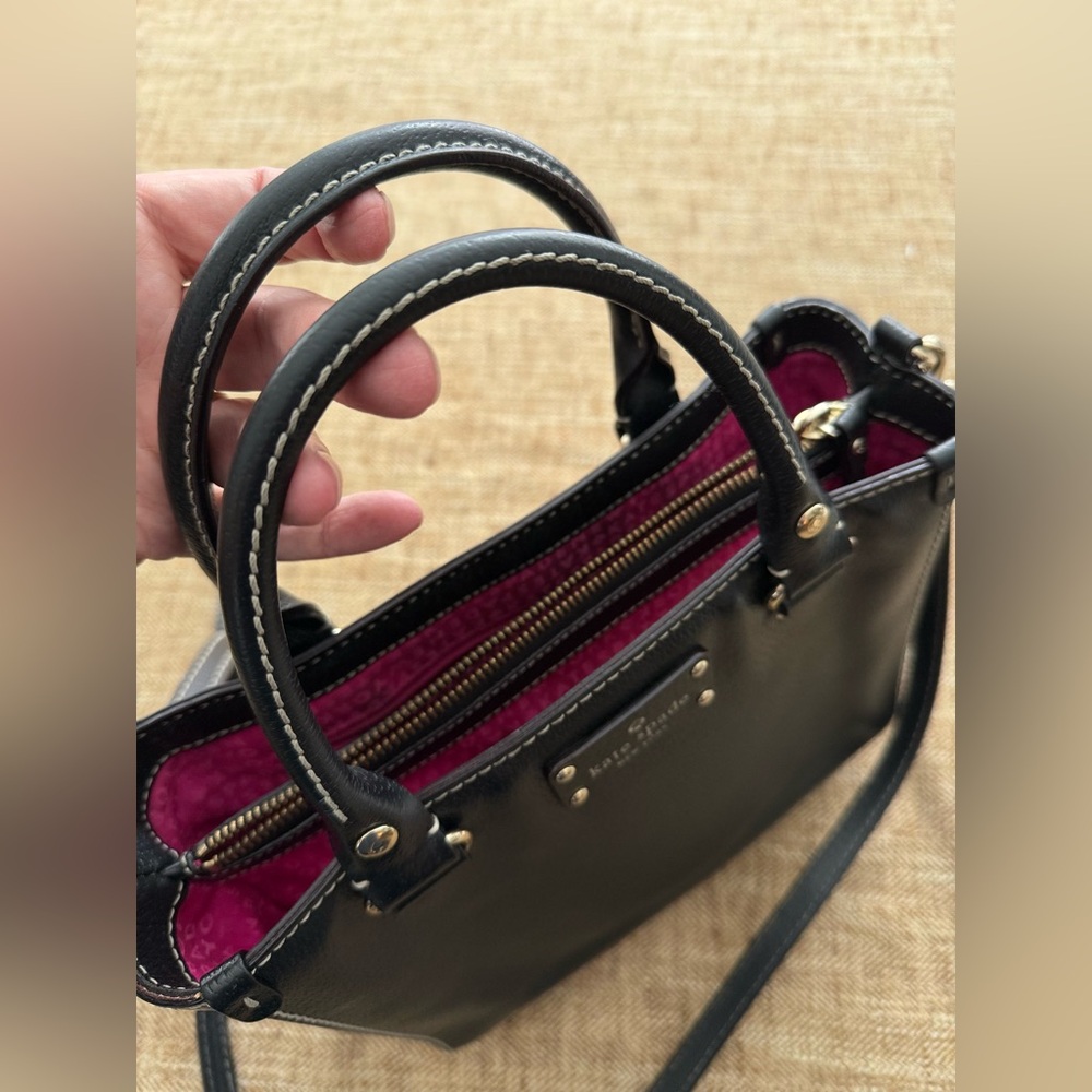 Kate Spade Black Leather Handbag or crossbody bag